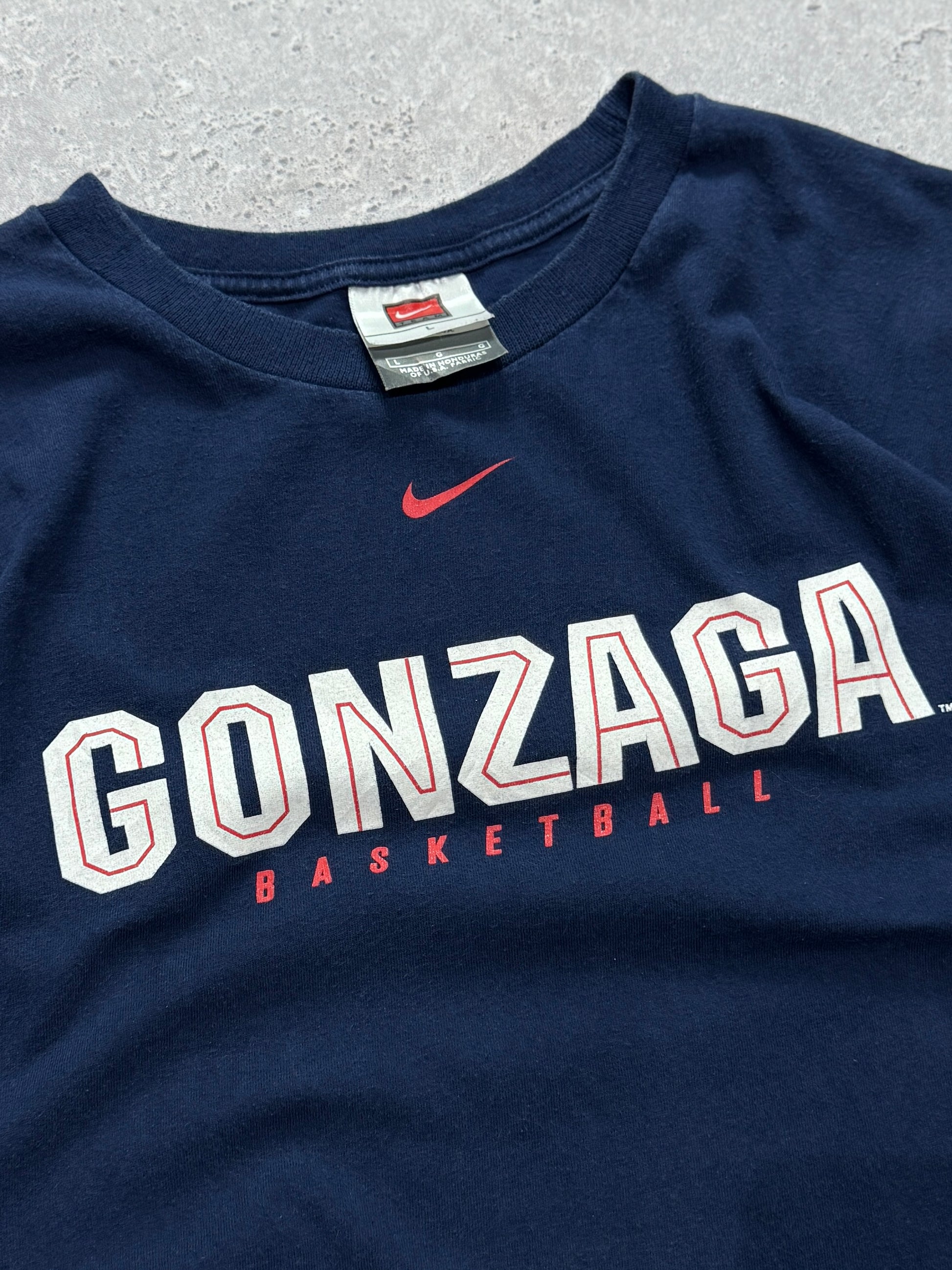 Vintage 2000s Nike X Gonzaga College Basketball Tee (XL)