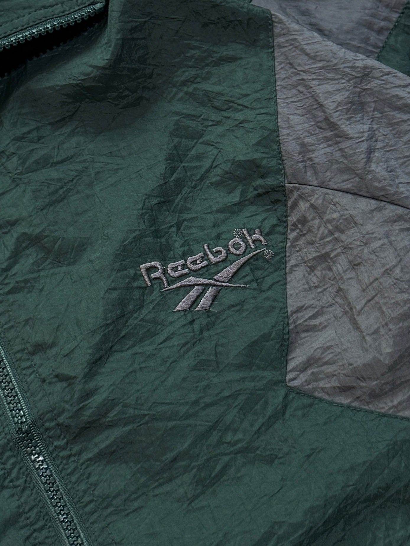 Vintage 90s Reebok Colour Block Windbreaker Jacket (L)