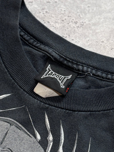 Vintage Y2K Tapout Skull Tee (L)