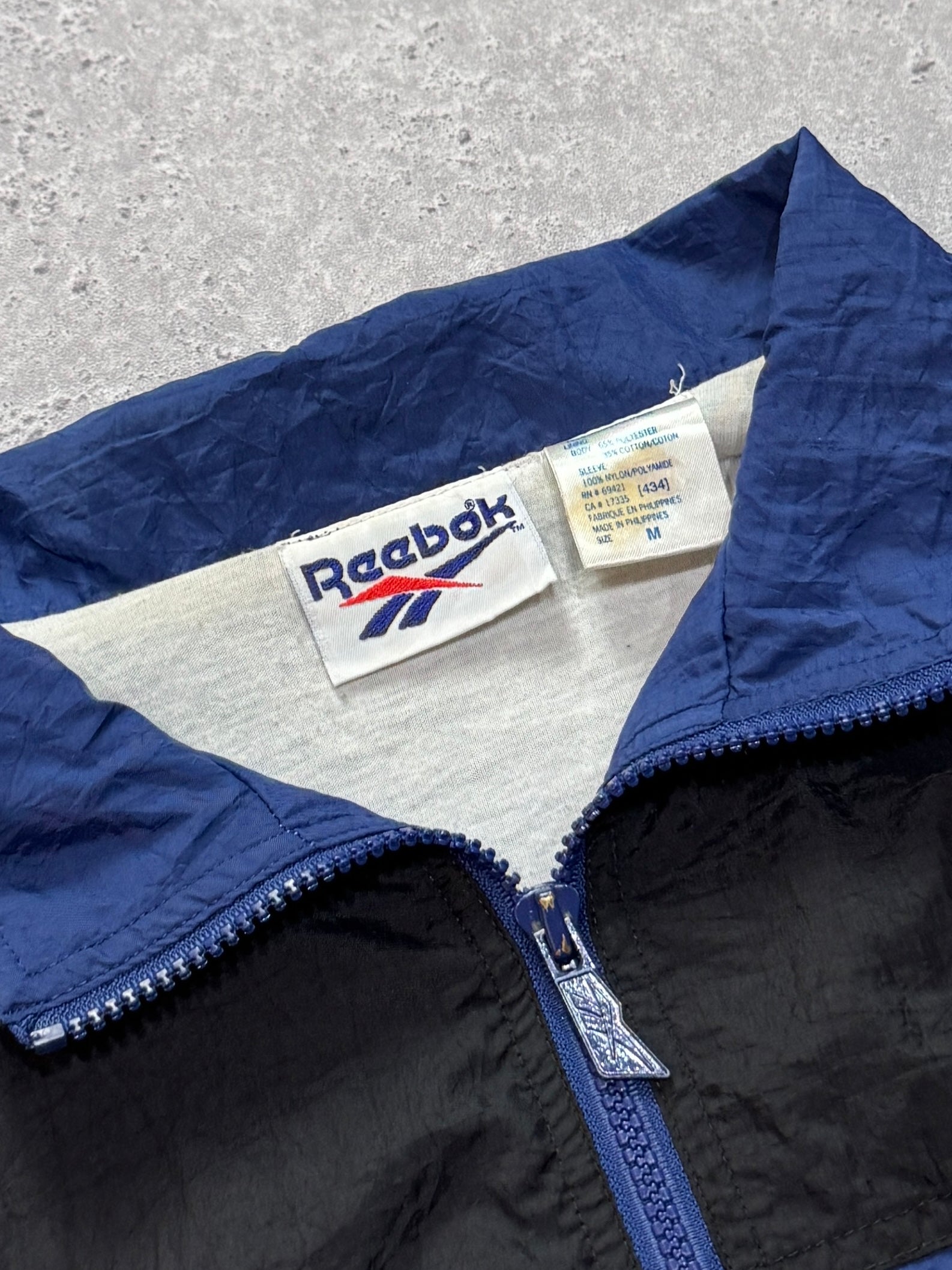 Vintage 90s Reebok Colour Block Windbreaker Jacket (M)