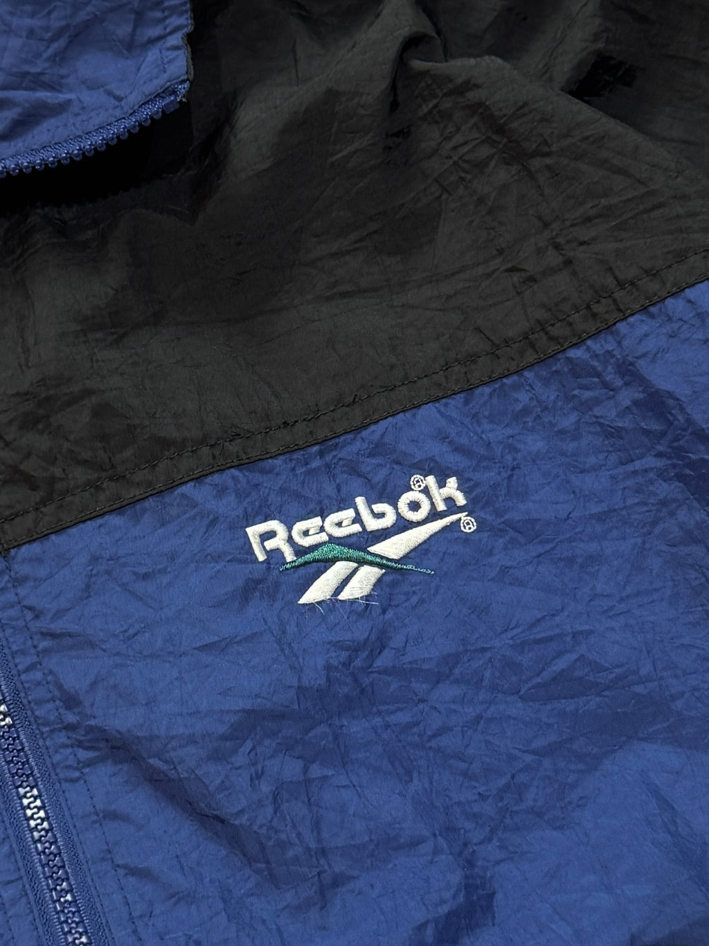 Vintage 90s Reebok Colour Block Windbreaker Jacket (M)
