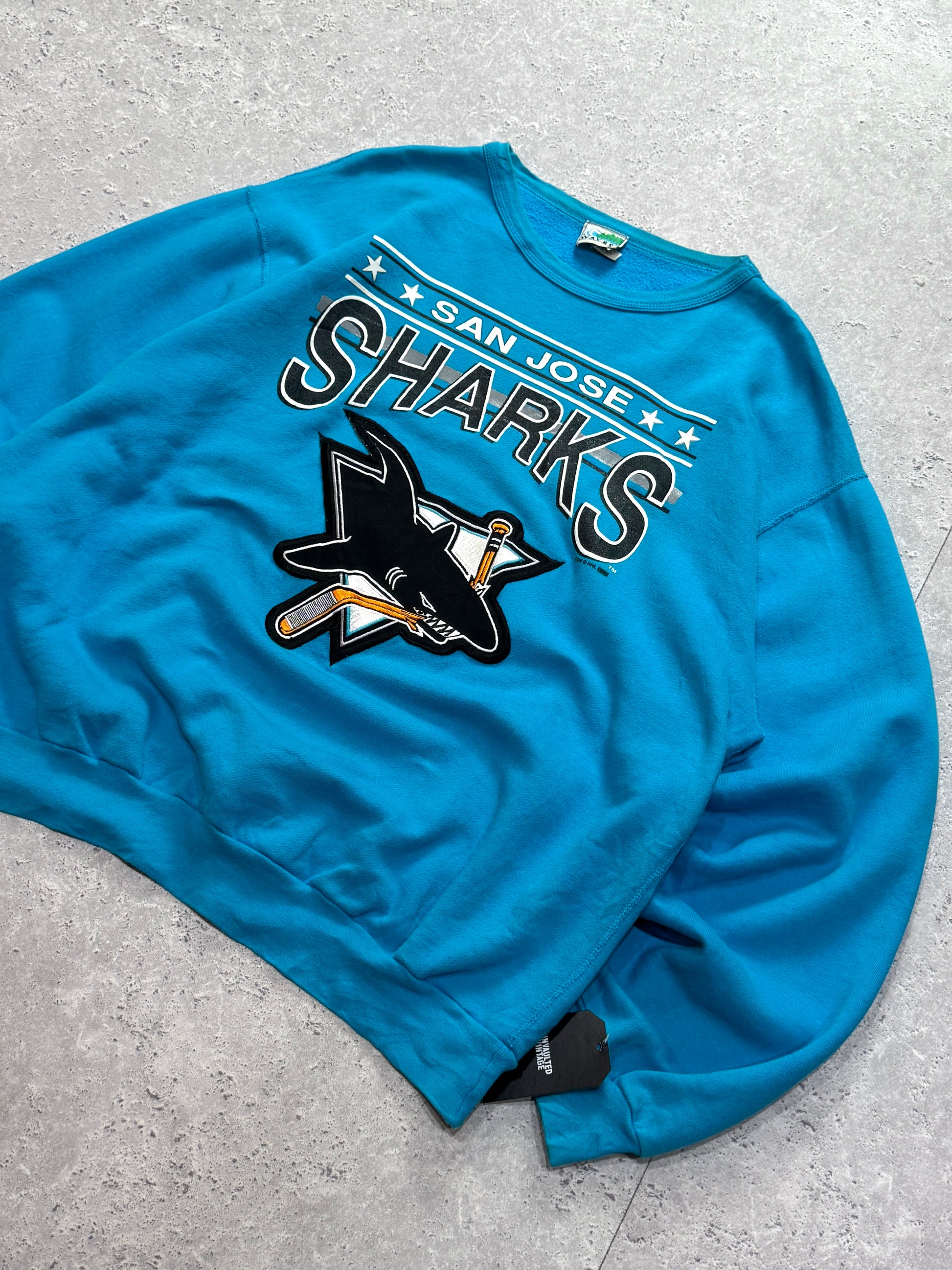 Vintage 90s San Jose Sharks NHL Sweater (XL)