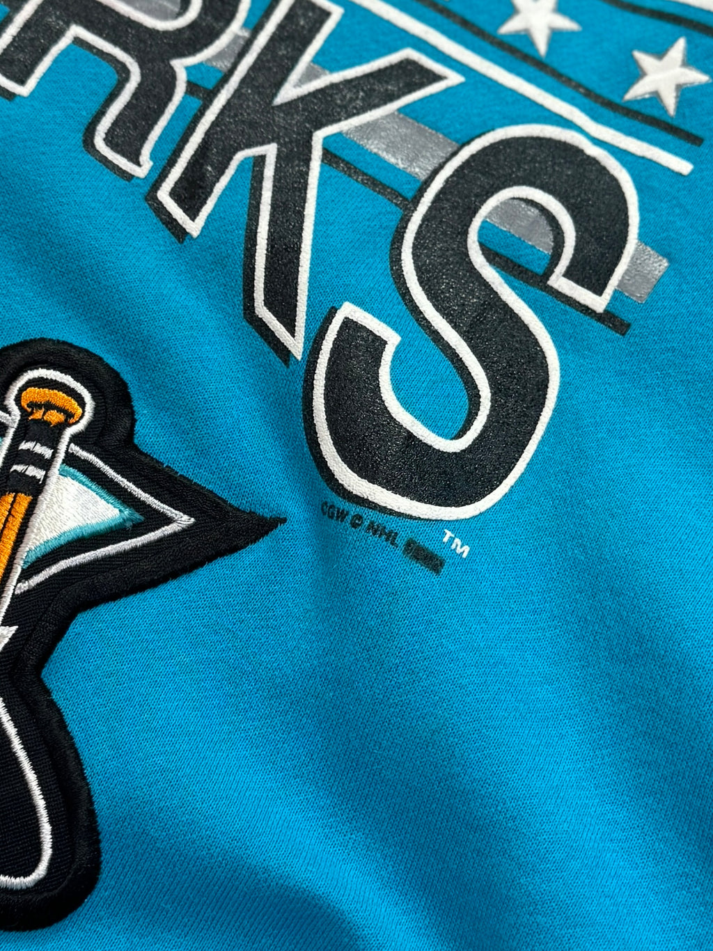 Vintage 90s San Jose Sharks NHL Sweater (XL)