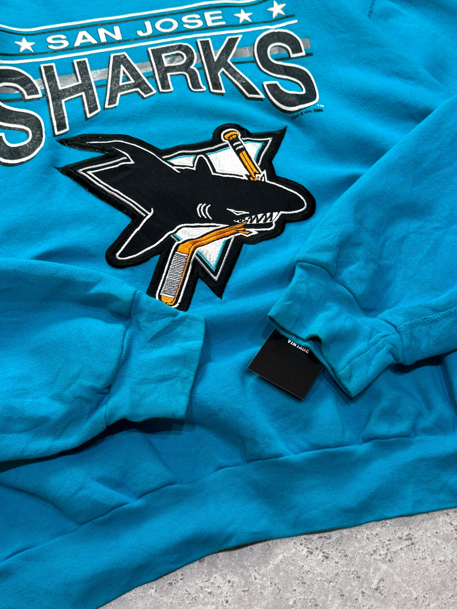 Vintage 90s San Jose Sharks NHL Sweater (XL)