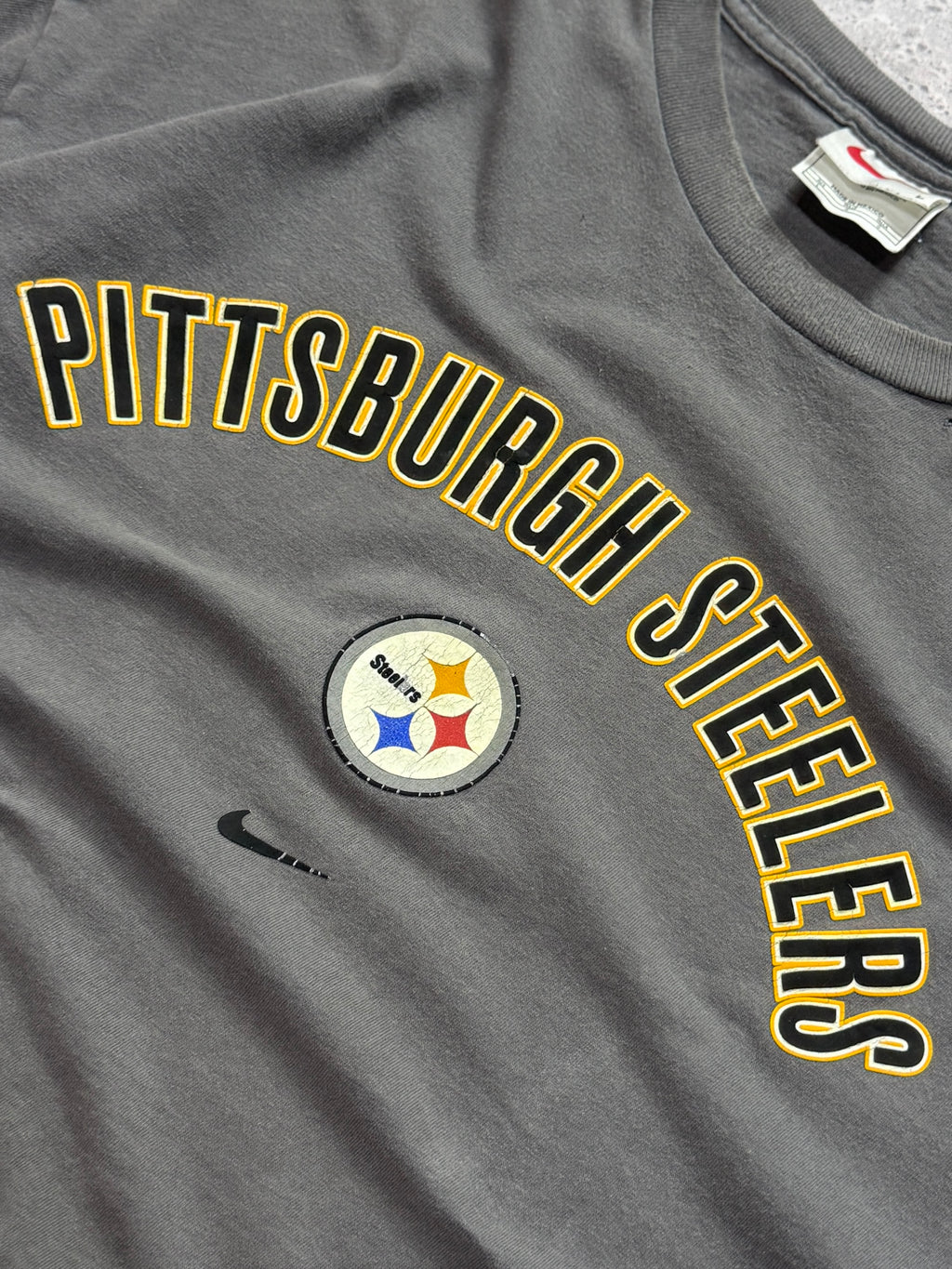 Vintage 90s Nike X Pittsburgh Steelers NFL Tee (L)