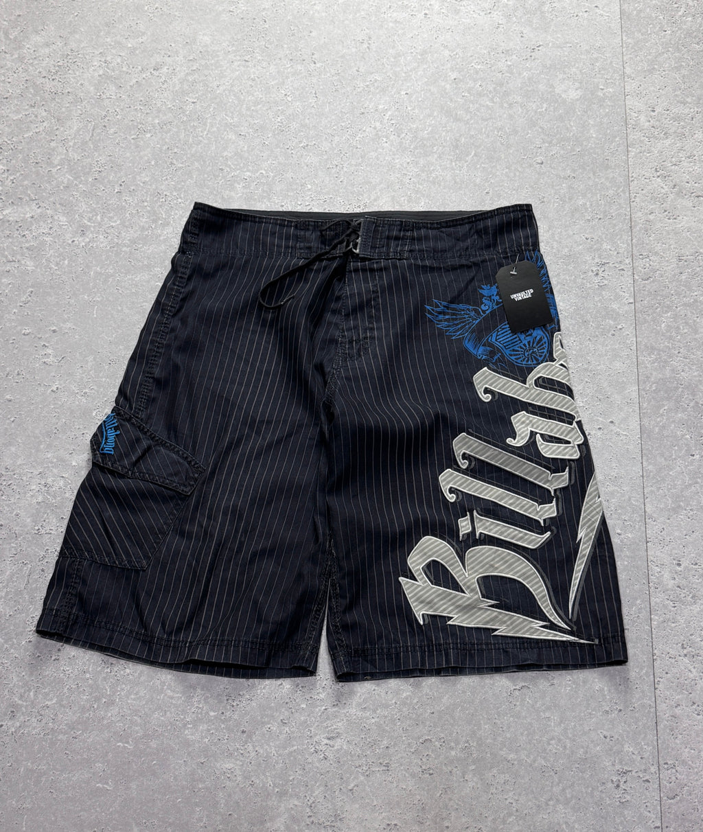 Vintage Y2K Billabong Pinstriped Boardshorts (34")