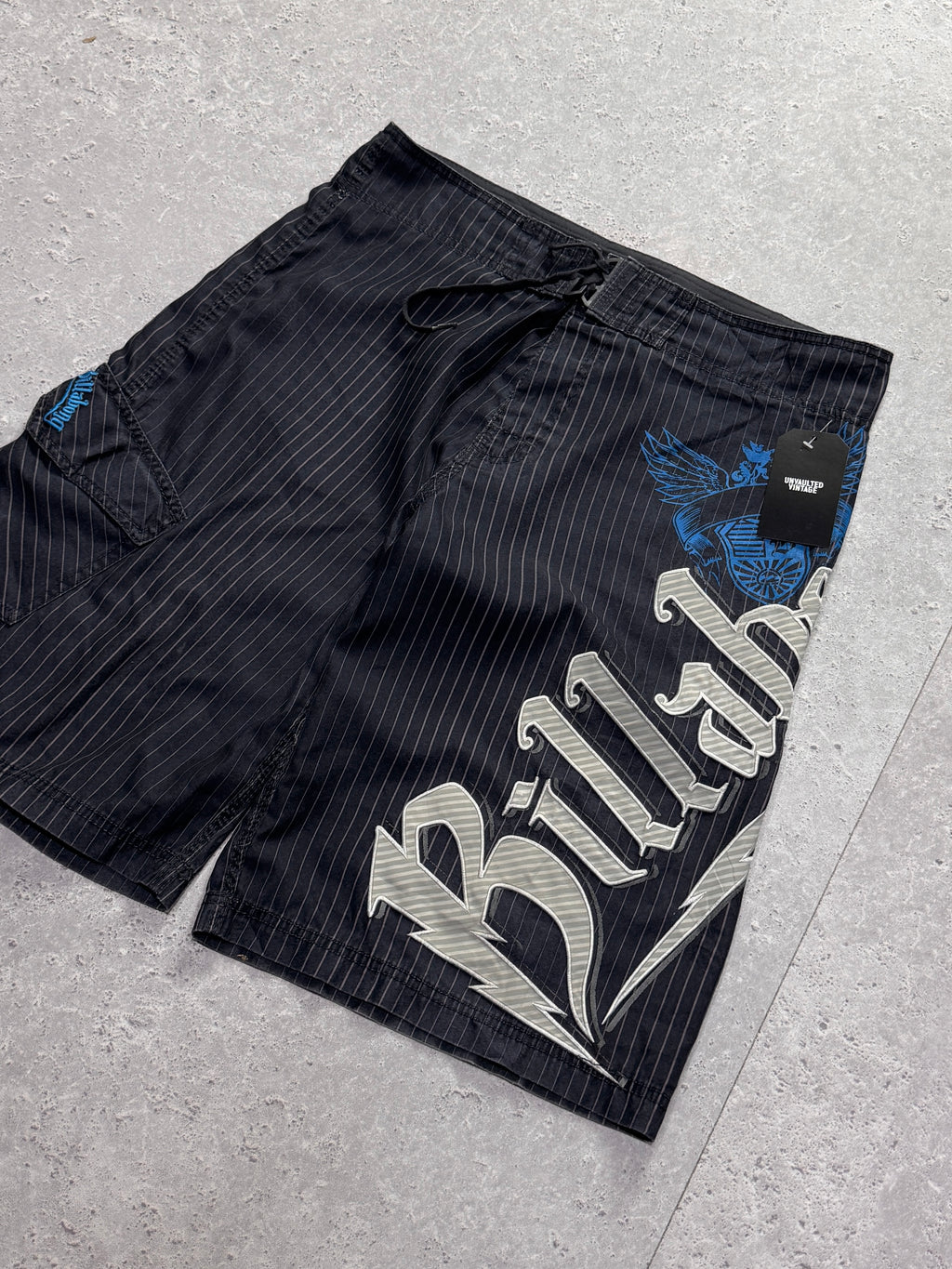 Vintage Y2K Billabong Pinstriped Boardshorts (34")