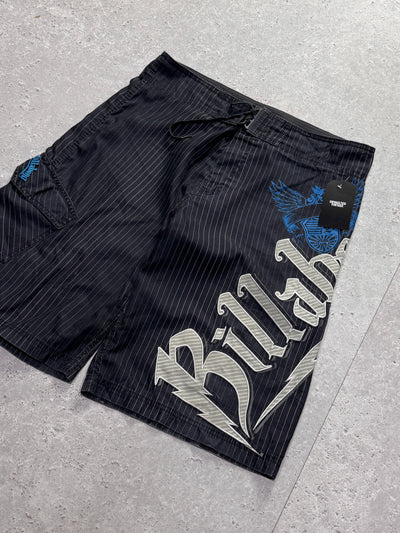 Vintage Y2K Billabong Pinstriped Boardshorts (34")