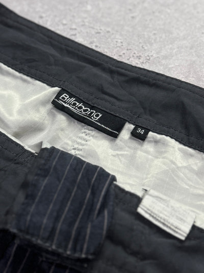 Vintage Y2K Billabong Pinstriped Boardshorts (34")