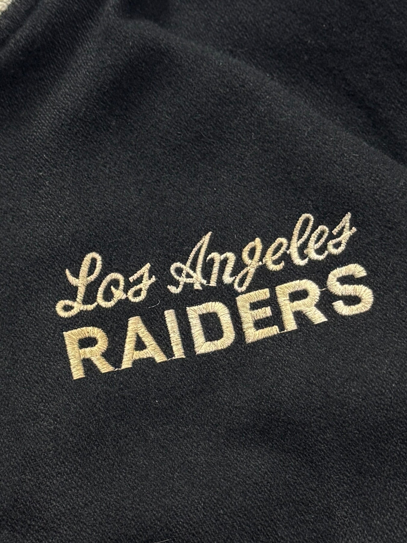 Vintage 90s Los Angeles Raiders NFL Varsity Jacket (XL)