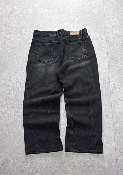 Vintage Y2K Denim Wide Leg Jeans (34")