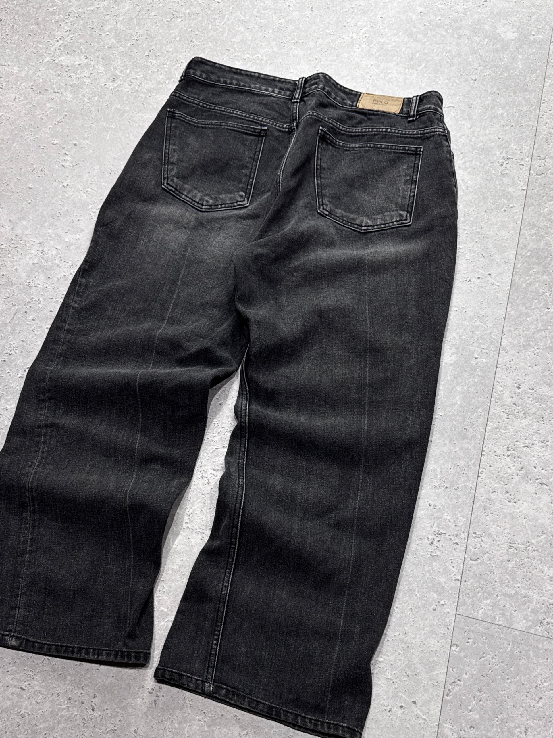 Vintage Y2K Denim Wide Leg Jeans (34")