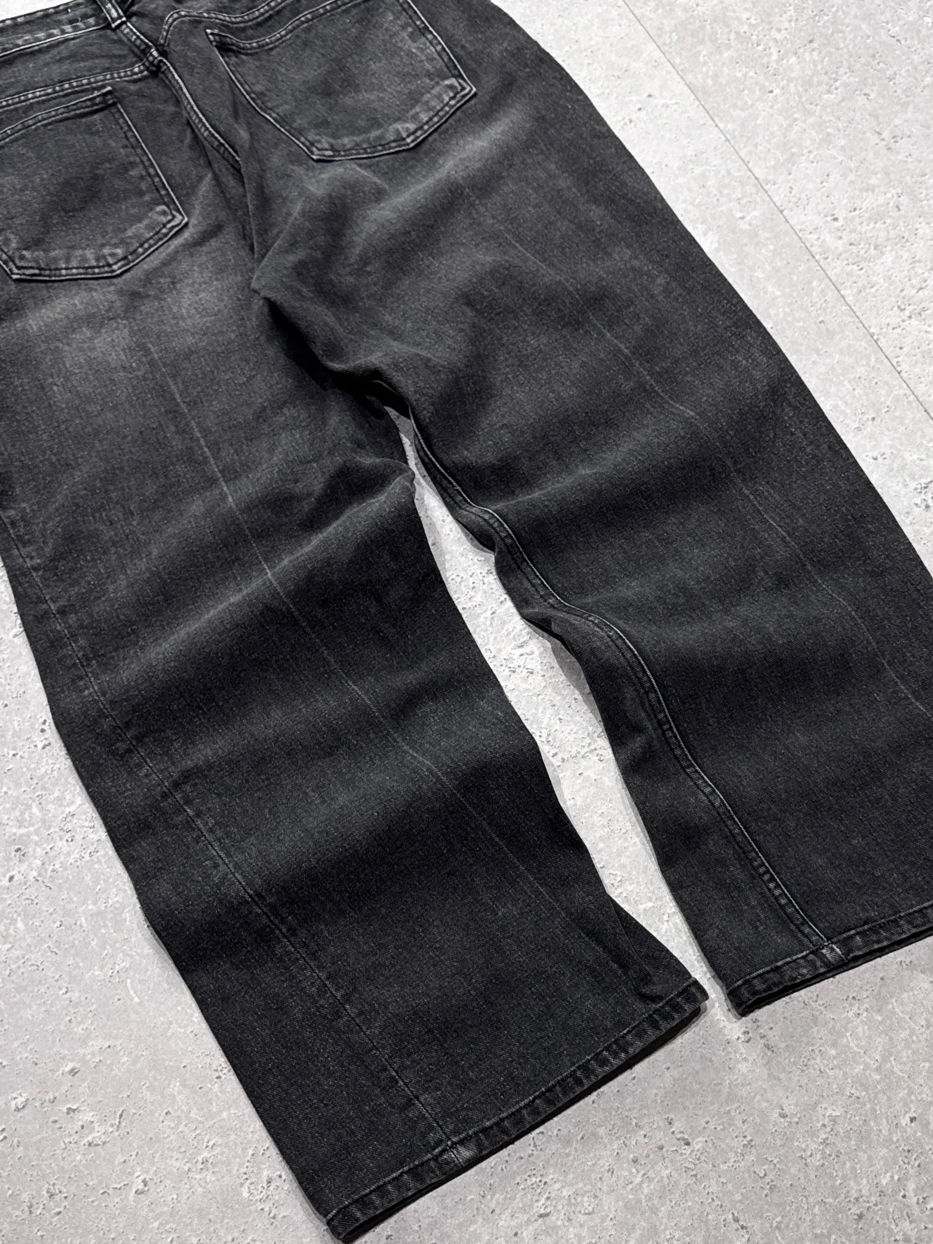 Vintage Y2K Denim Wide Leg Jeans (34")