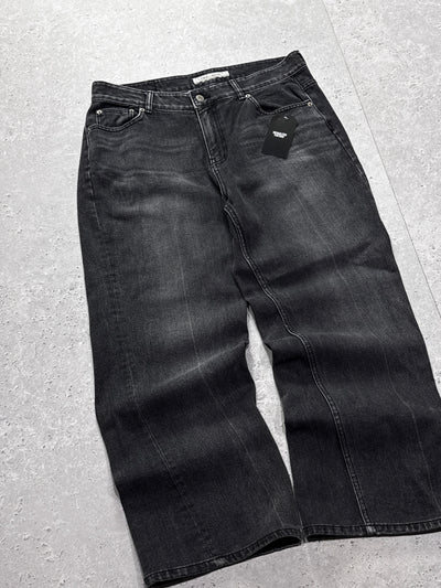 Vintage Y2K Denim Wide Leg Jeans (34")