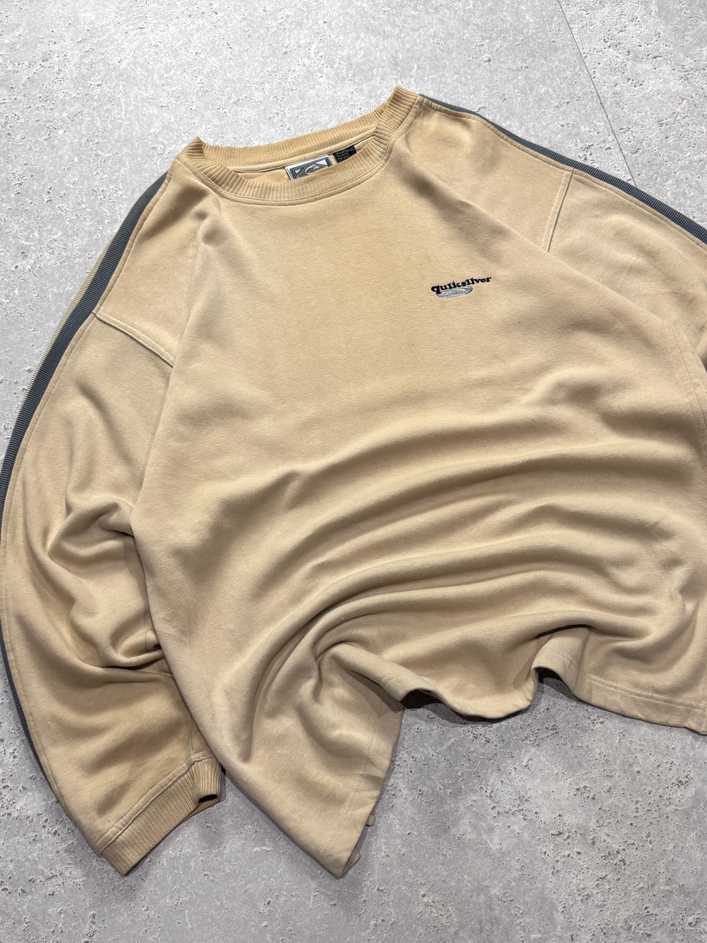 Vintage 90s Quiksilver Embroidered Surf Sweater (XXL)