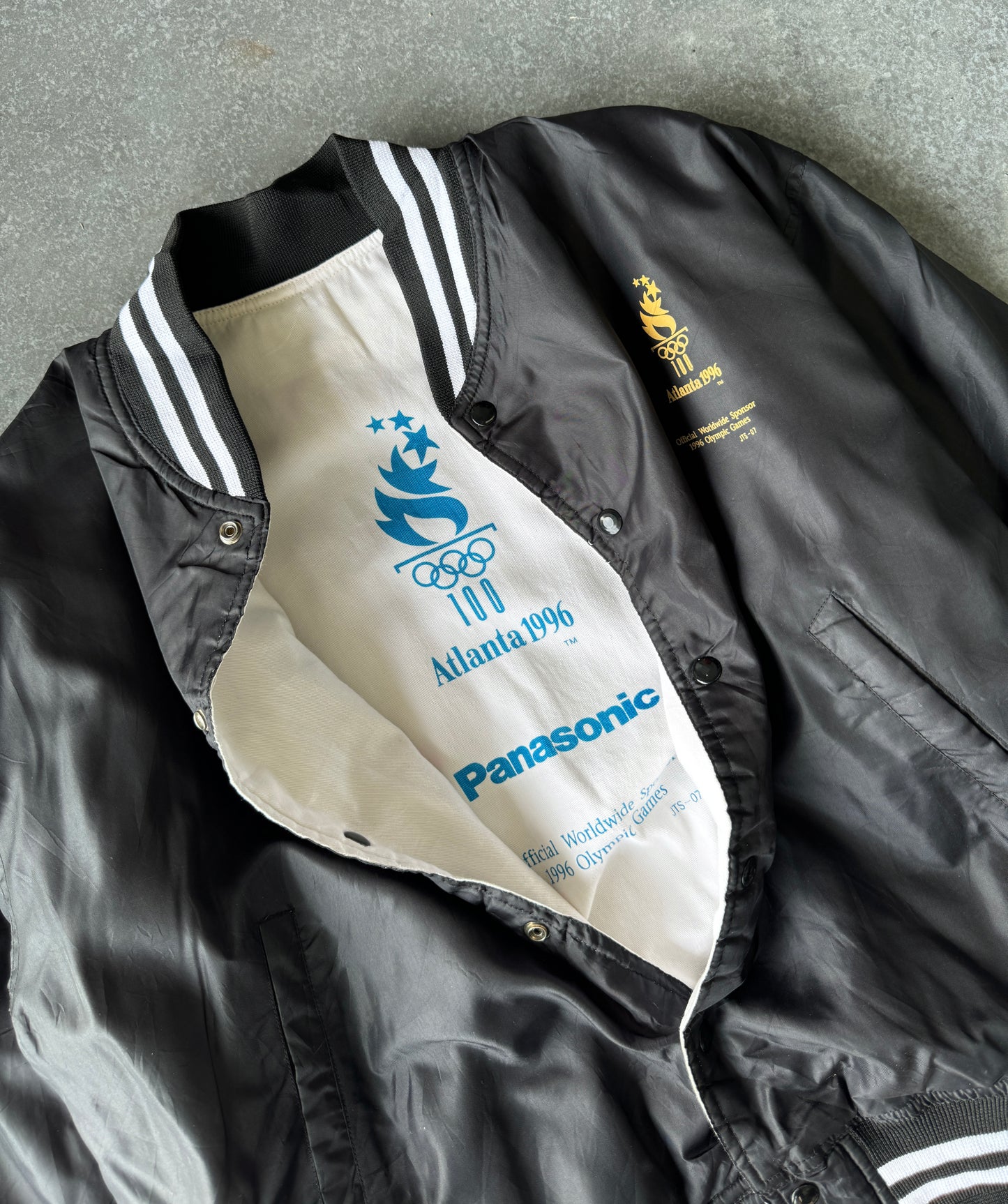 Vintage 96' Olympics Reversible Bomber Jacket (L)
