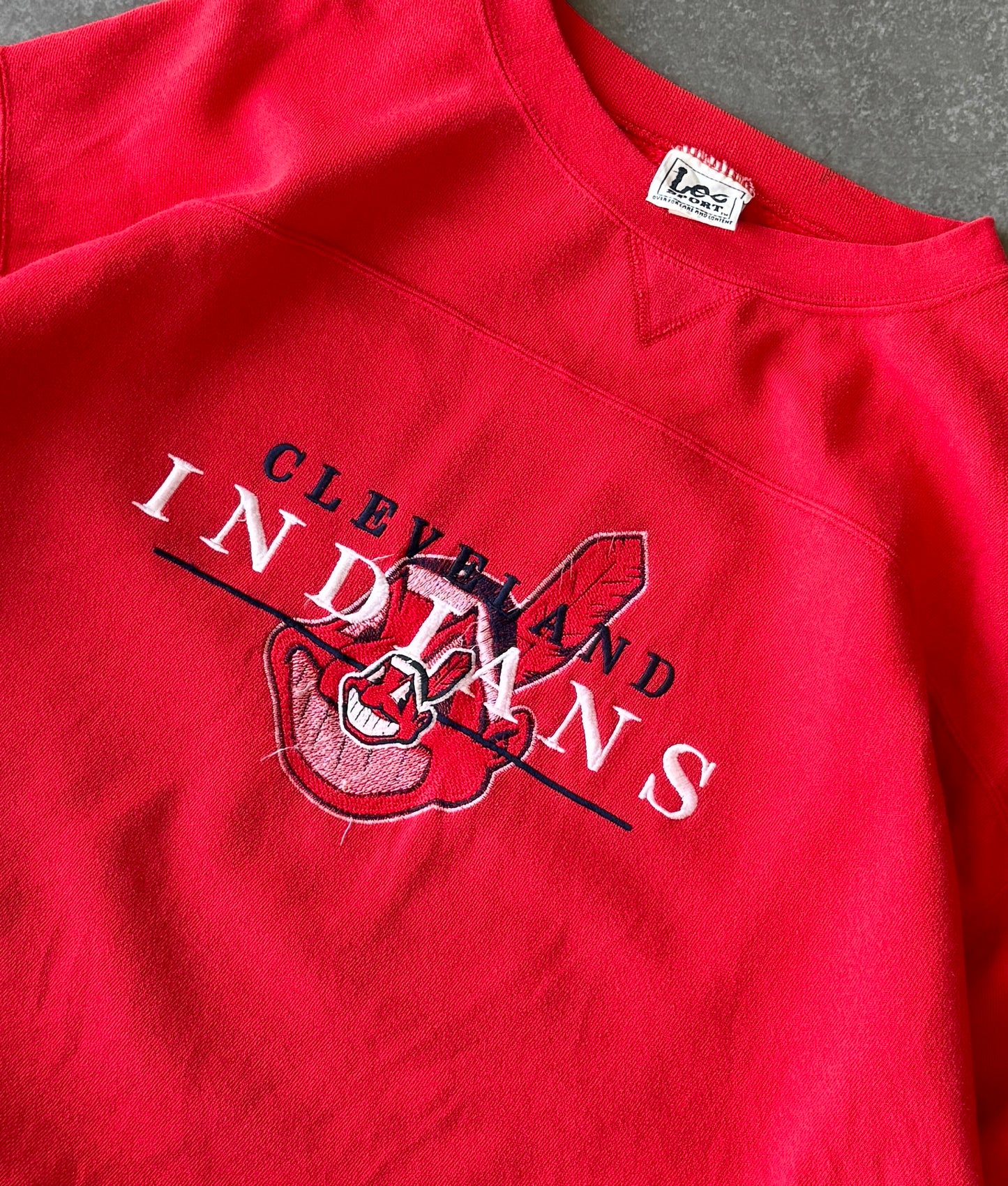 Vintage Cleveland Indians Embroidered Sweater (2XL)