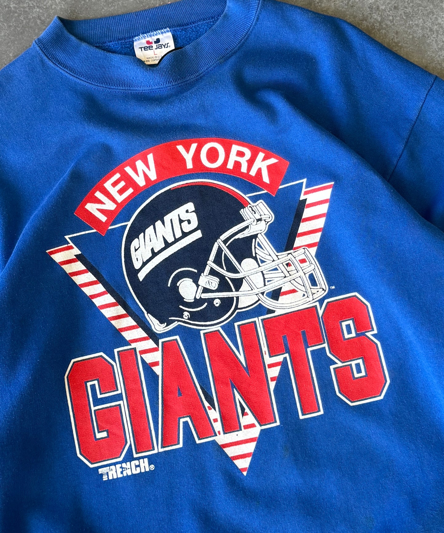 Vintage 90s New York Giants Helmet Sweater (L)