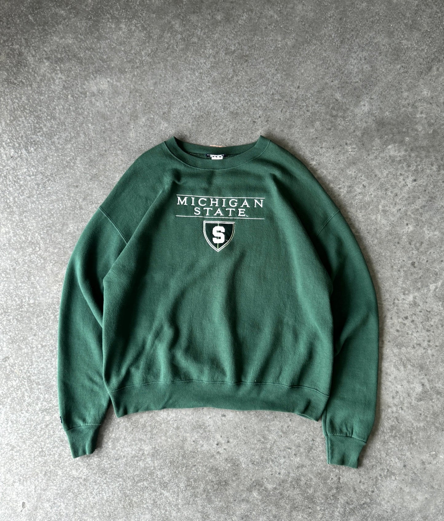 Vintage Michigan State Embroided Sweater (XL)