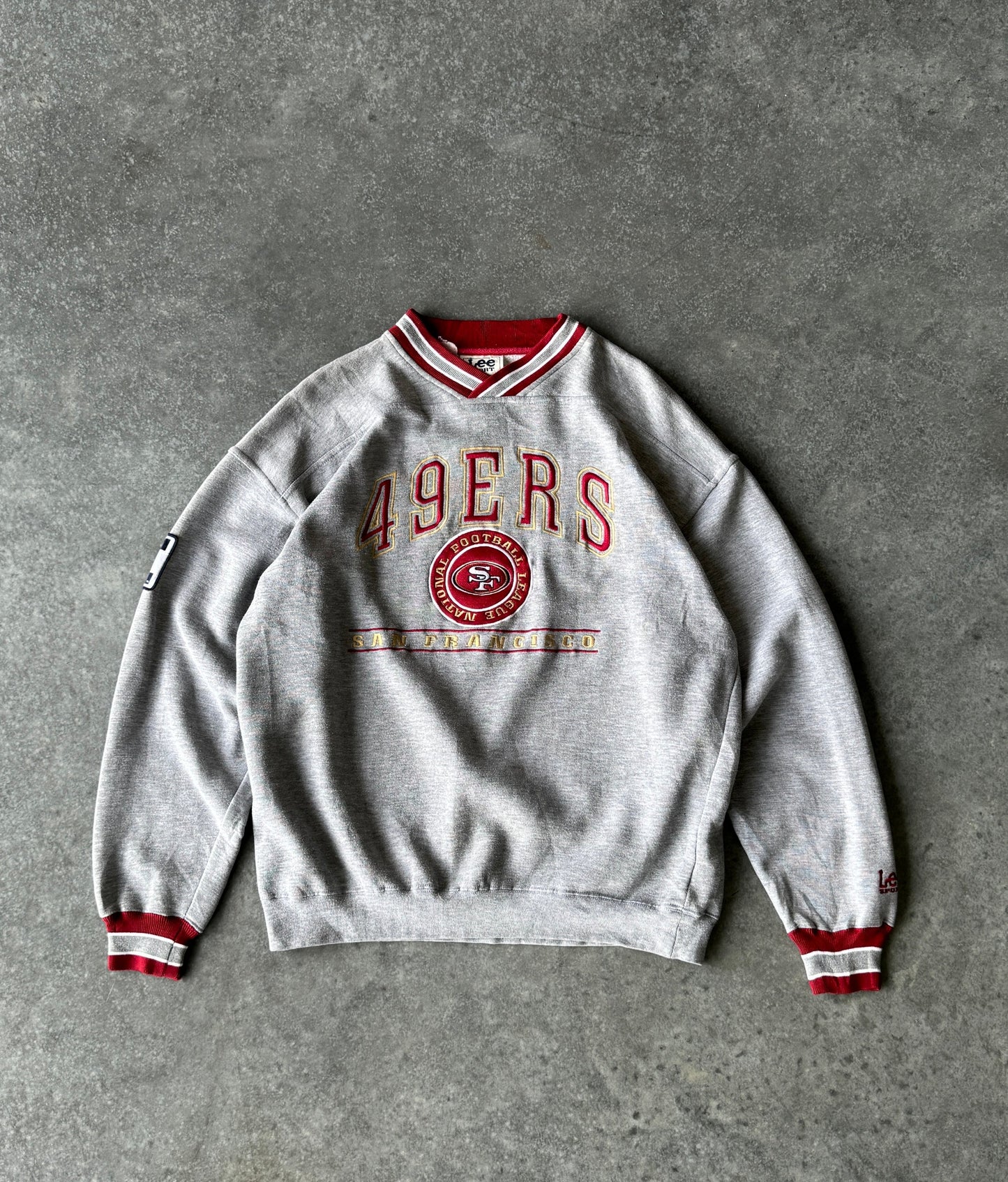 Vintage 90s San Francisco 49ers Embroidered Sweater (2XL)