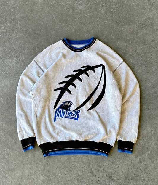 Vintage Carolina Panthers Embroidered Sweater (XL)