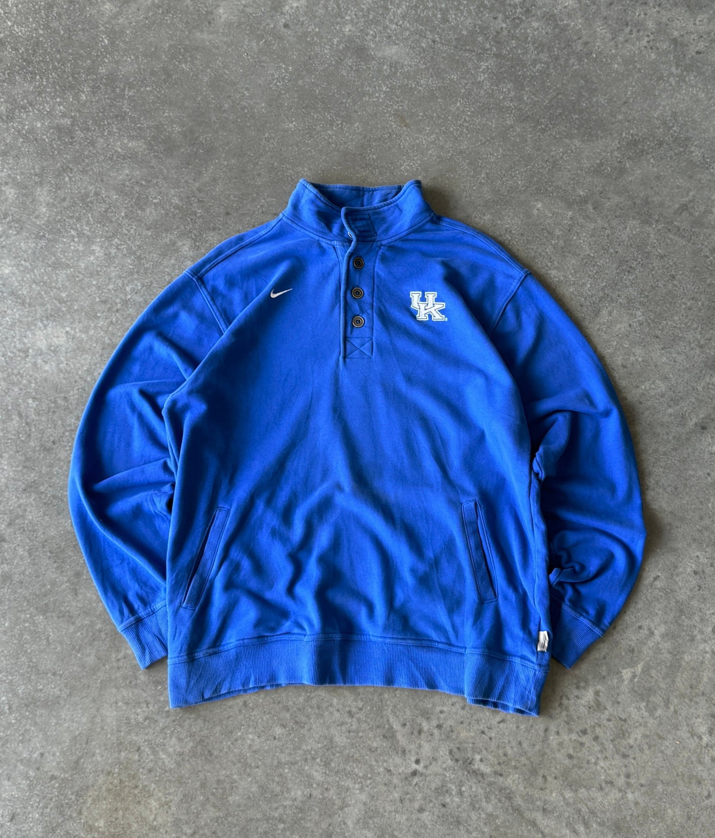 Vintage Nike x Kentucky Wildcats Quarter Button Sweater (XL)