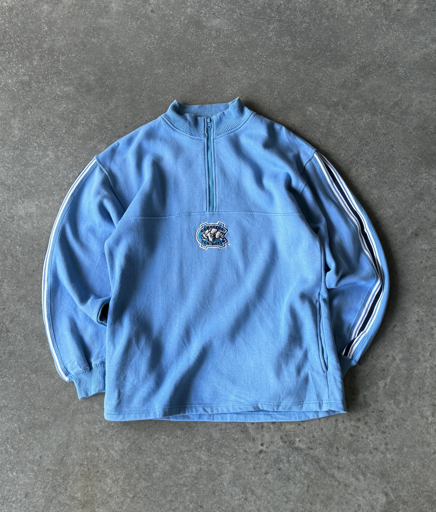 Vintage Carolina Tarheels Quarter Zip Sweater (2XL)