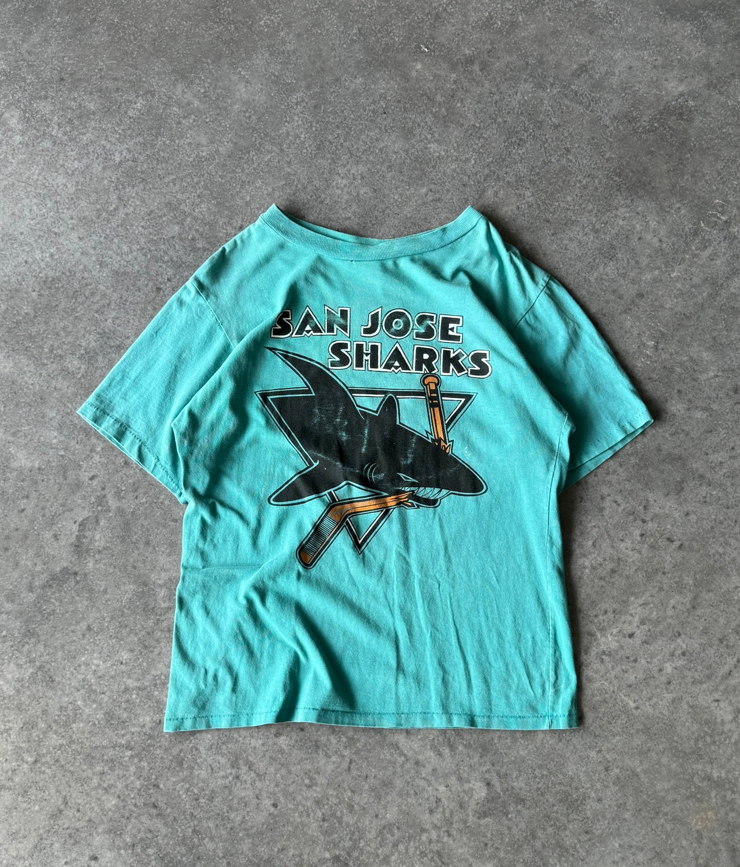 Vintage 90s San Jose Sharks Tee (L)