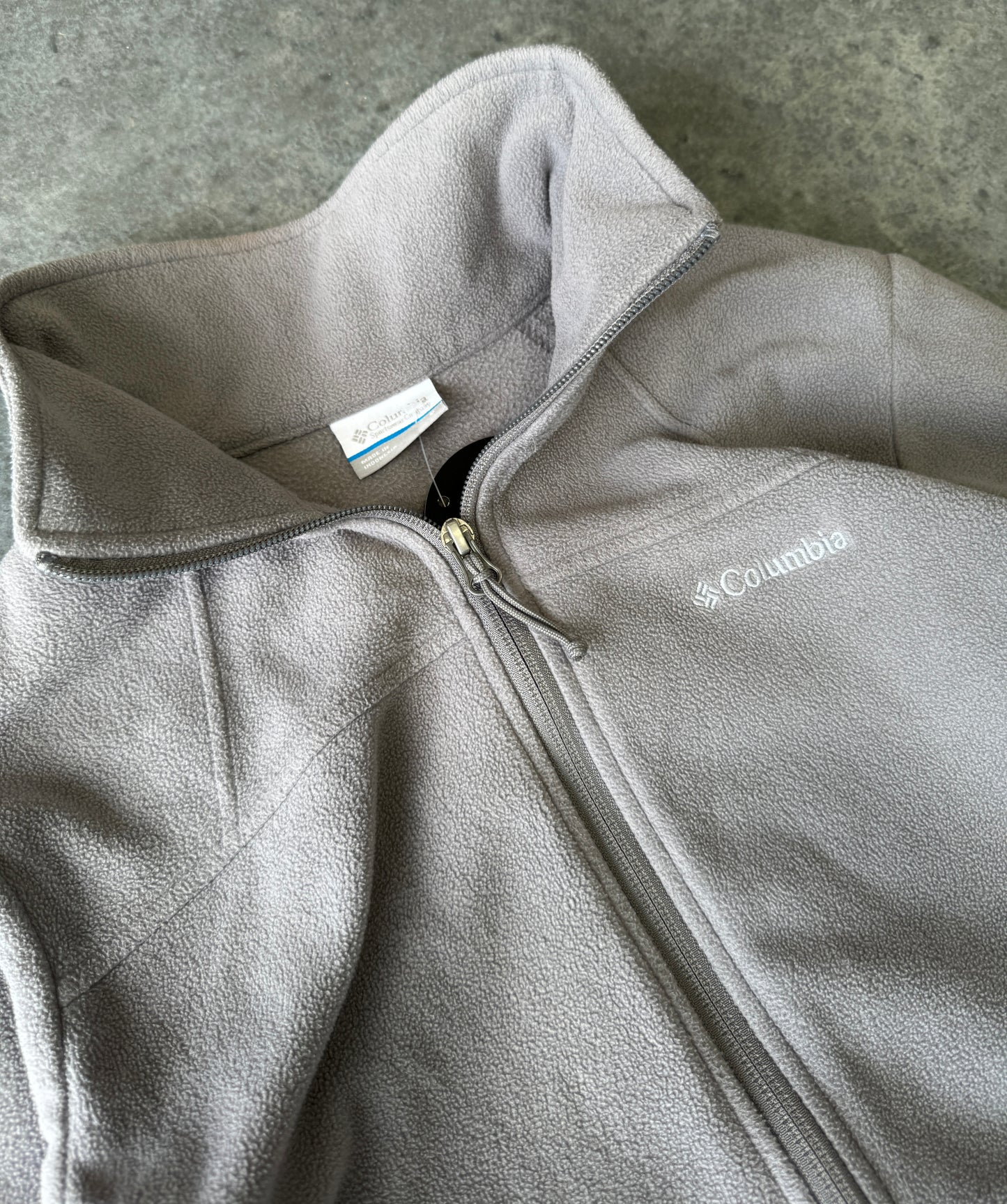 Vintage Columbia Fleece Zip Sweater (S)