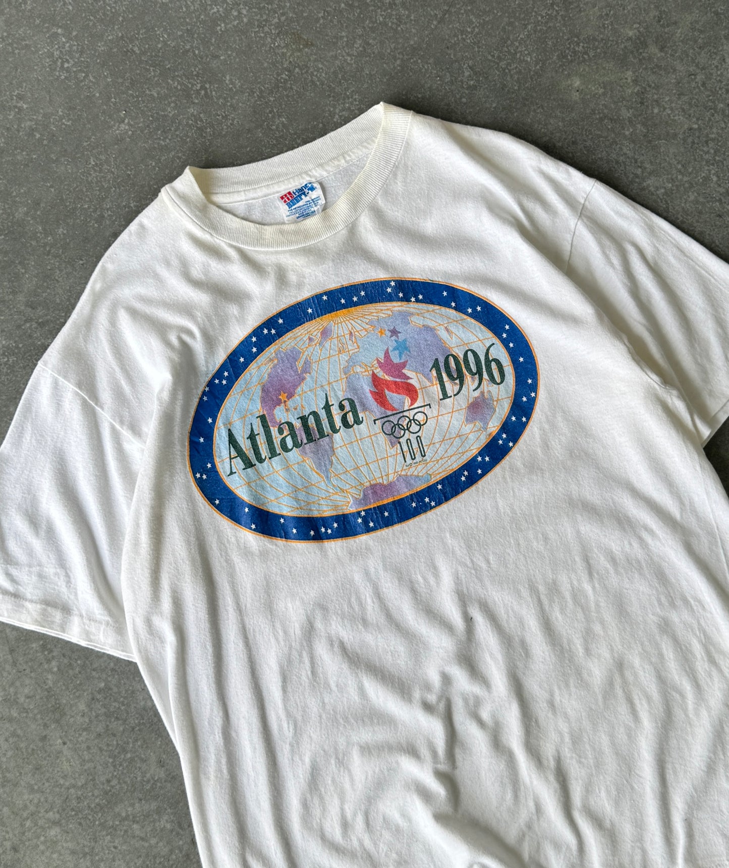 Vintage 96' Atlanta Olympics Globe Tee (L)