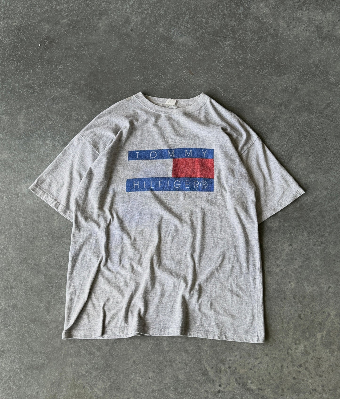 Vintage 90s Tommy Hilfiger Logo Tee (2XL)