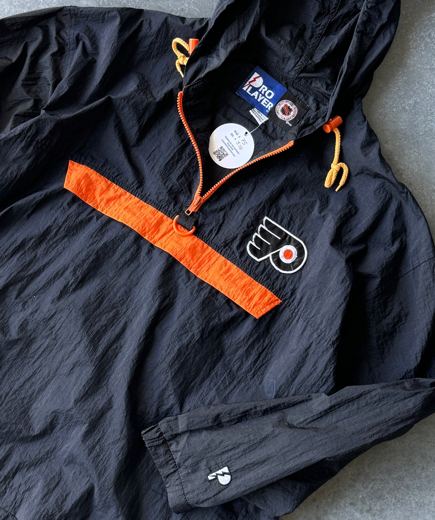 Vintage Philadelphia Flyers NHL Windbreaker Jacket (XL)