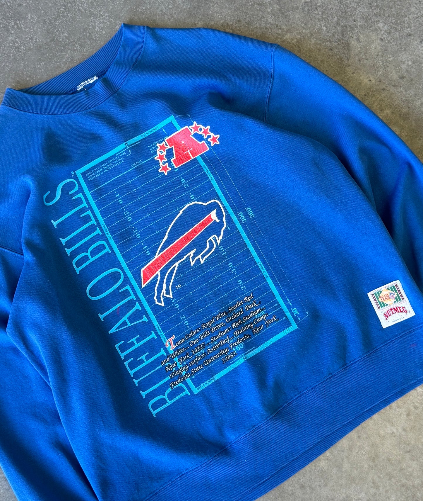 Vintage Buffalo Bills NFL Playbook Sweater (L)