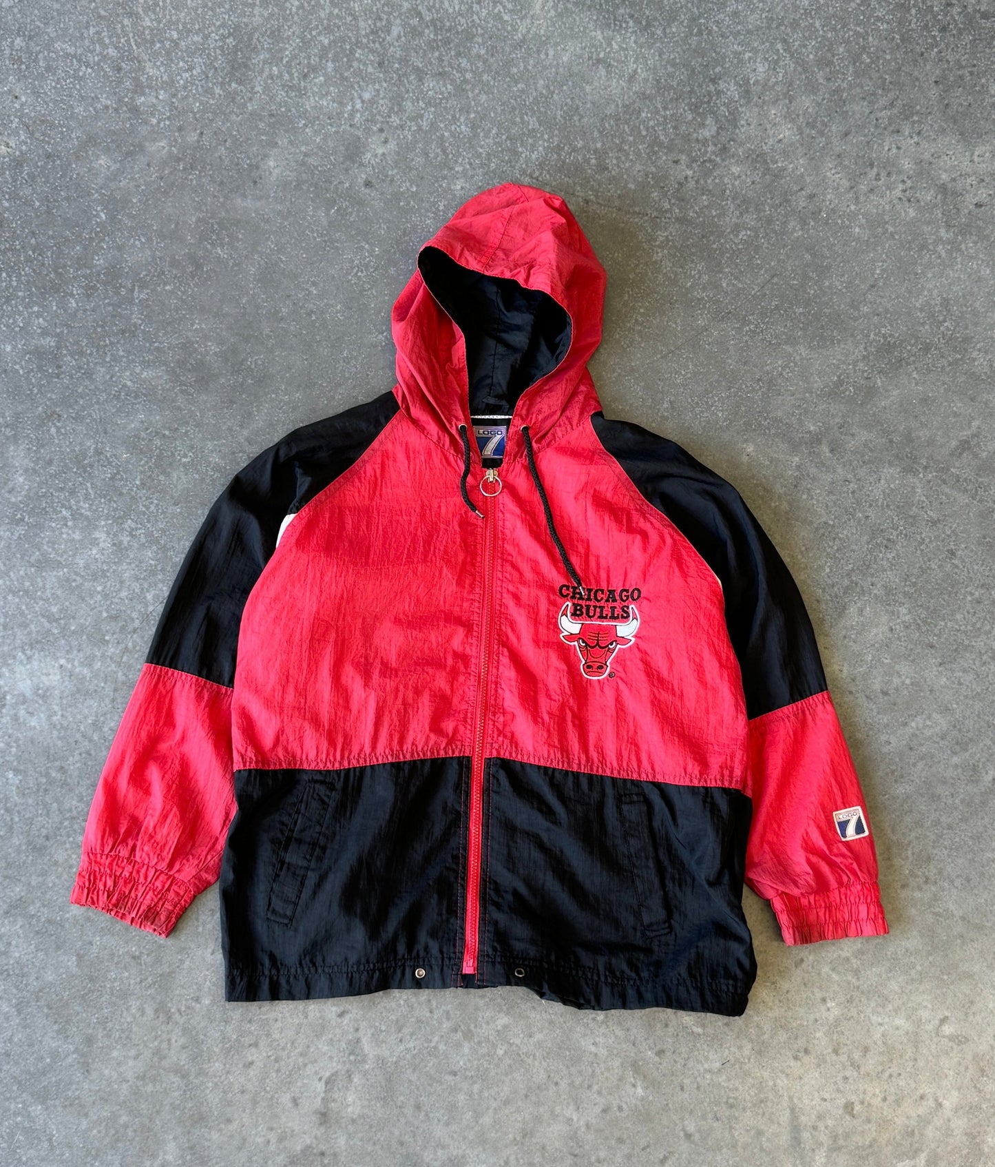 Vintage Chicago Bulls Windbreaker Jacket (M)