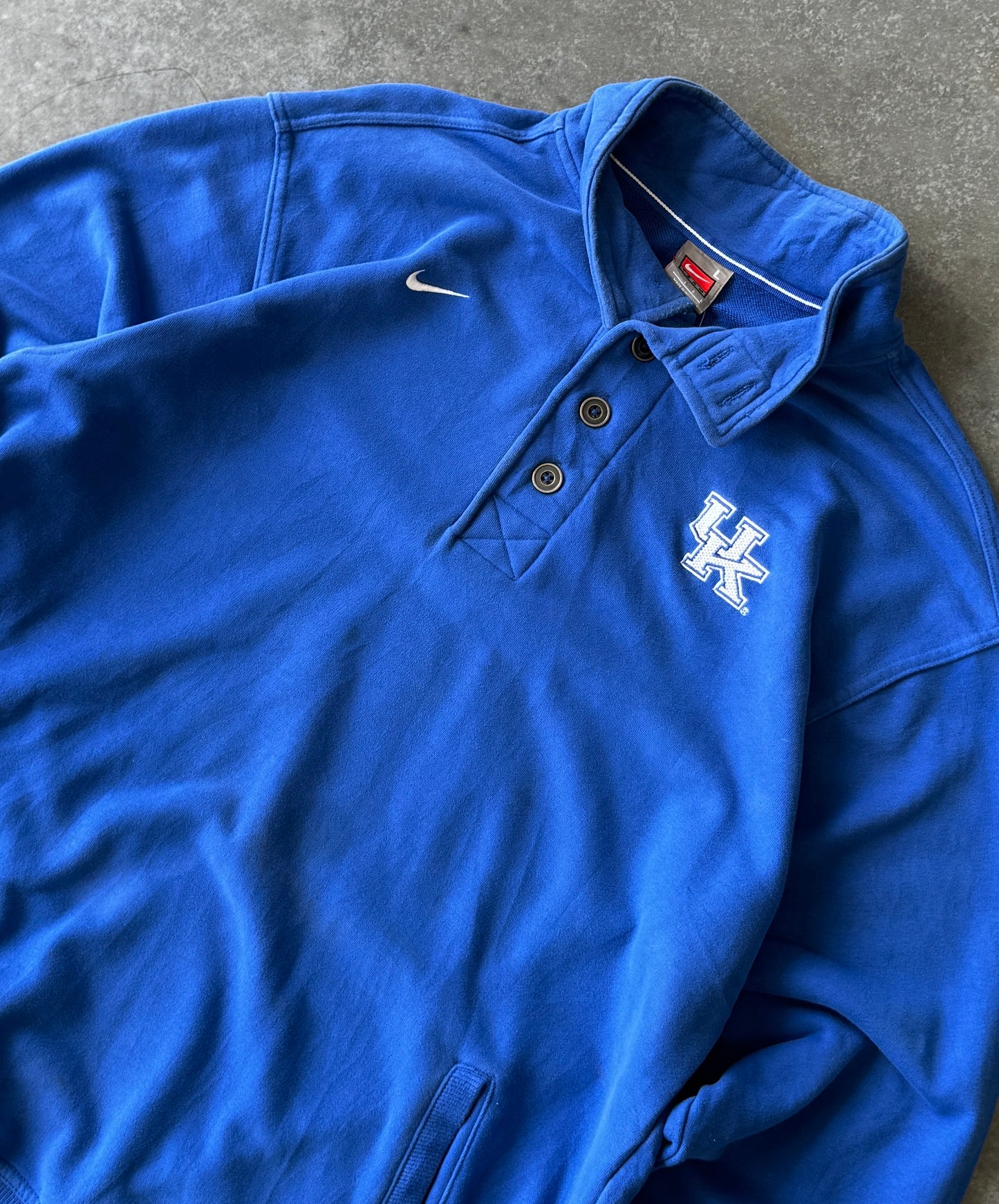 Vintage Nike x Kentucky Wildcats Quarter Button Sweater (XL)